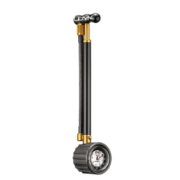 Lezyne Shock Drive Teleszkóp Pumpa Kijelzővel  Arany/Fekete