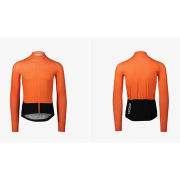 POC M'S ESSENTIAL ROAD LS JERSEY POC O Zink Orange Méret: L