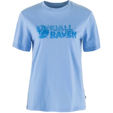 Fjällräven Lush Logo T-shirt W - Női - Szín: Ultramarine Méret: XS