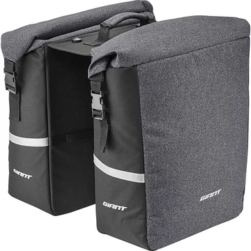 GIANT Csomagtartó Táska Kétoldalas MIK Rögzítéssel Szürke 2x24 Literes