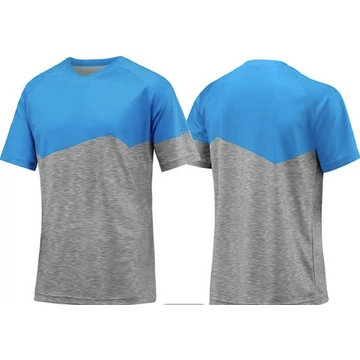GIANT TRANSCEND SS JERSEY BLUE/HEATHER GRAY Méret: M