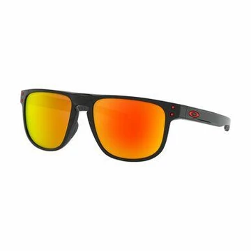 Oakley Holbrook R Polished Black Square Plastic Prizm Ruby Polarized Men's Sunglasses