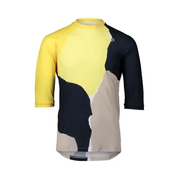 POC MTB Pure 3/4 Jersey Color Splashes Multi Sulfur Yellow Méret: L
