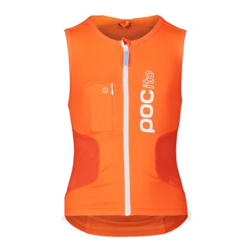 POCito VPD Air Vest + TRAX Edition Fluorescent Orange Méret: L Gyerek gerinc/mellkas protektor