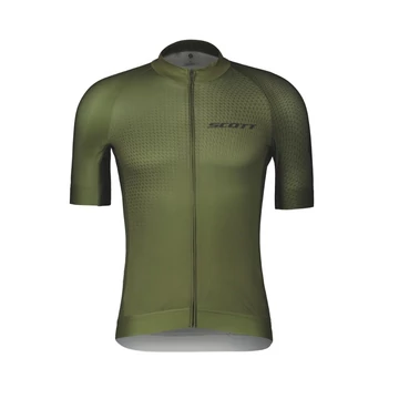 SCOTT RC Pro Short-Sleeve Men's Shirt Fir Green/Black Mez Méret: L