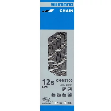 SHIMANO LÁNC CN-M7100 SLX 126 Szemes HG 12-sebességes Patentszemmel
