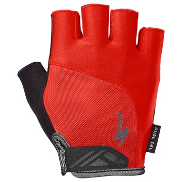 Specialized Kesztyű BG Dual Gel Rövid Ujjú NŐI Piros L