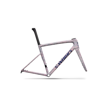 Specialized S-Works Tarmac SL8 Vázszett SZÍN: Gloss Dolomite Metallic / Directional Brush / Blue Majesty Metallic MÉRET: 52
