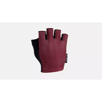 Specialized Női Body Geometry Grail Rövidujjú Kesztyű, Szín: Garnet Red, Méret: M