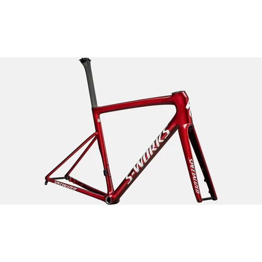 S-Works Tarmac SL8 Frameset Méret: 56 Szín: GLOSS RED SKY / METALLIC WHITE SILVER