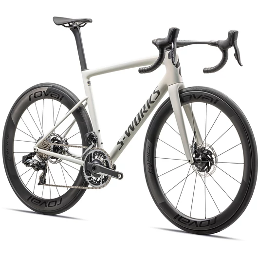 Specialized S-Works TARMAC SL8 ETAP Szín: Satin Fog Tint Green Ghost Pearl Red Ghost Pearl Fade White Méret: 44