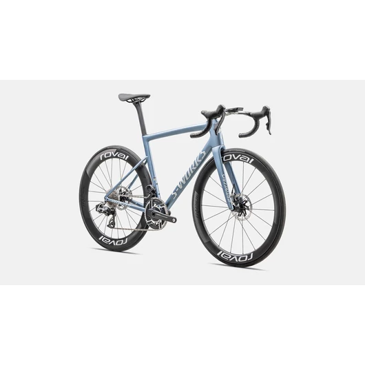 Specialized S-Works Tarmac SL8 LTD – SRAM RED AXS Szín: Satin Gloss Glacial Metallic White Silver Méret: 56
