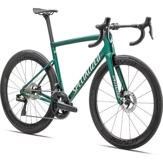 Specialized TARMAC SL8 Pro Ultegra DI2 Szín: Gloss Pine Green Metallic / White Méret: 56