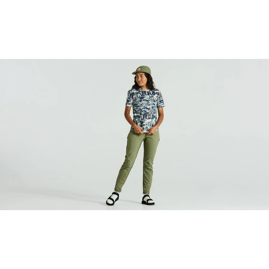 Specialized / Fjällräven WOOL CALISWE T-SHIRT W - Női Póló  Szín: Tengerkék - Tojáshéj Méret: XL