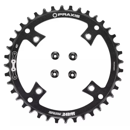 Specialized CHR VADO, PRAXIS 40T, 104BCD, SINGLE WAVE STYLE 10/11 SPEED, W/ BOLTS