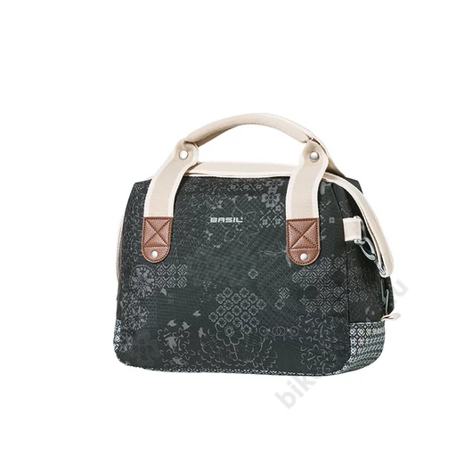 Basil kormánytáska Boheme City Bag, KF kompatibilis, kormányadapter nélkül (TBA 70177), charcoal fekete