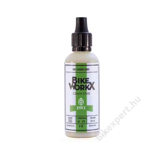 BikeWorkx Chain Star Bio Lánckenő Aplikátor 50ml Száraz Időjárásra