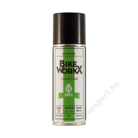 BikeWorkX CHAIN STAR BIO Spray 200 ml Száraz Időjárásra