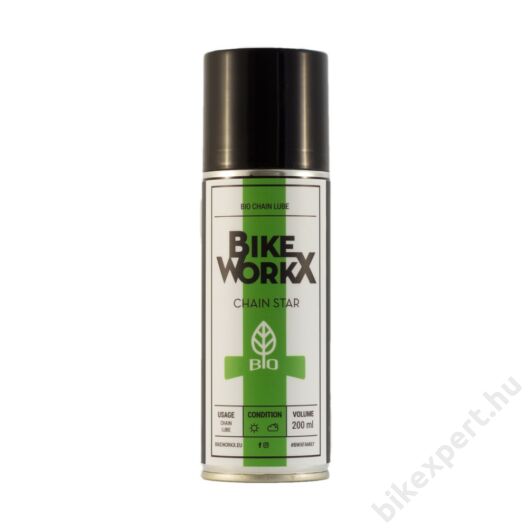 BikeWorkX CHAIN STAR BIO Spray 200 ml Száraz Időjárásra