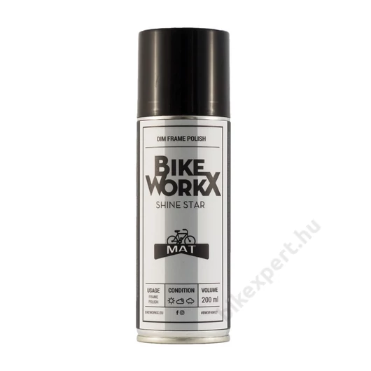 BikeWorkX SHINER MATT Kerékpár Fényező 200 ml