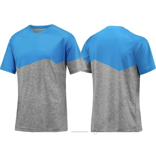 GIANT TRANSCEND SS JERSEY BLUE/HEATHER GRAY Méret: M