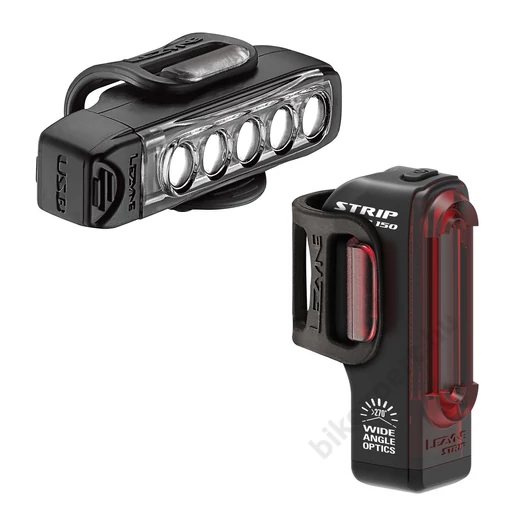 Lezyne STRIP DRIVE PAIR BLACK lámpa szett