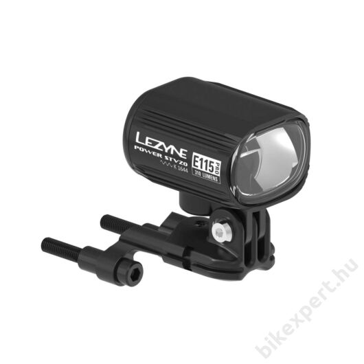 LEZYNE EBIKE POWER STVZO PRO E115 Első Lámpa 310 Lumen Fekete Akkumulátorra Köthető