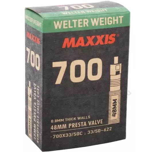 MAXXIS Belső Gumi 700x33/50C 48mm WELTER WEIGHT Preszta Szelep