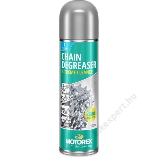 MOTOREX Bike Chain Degrease Lánctisztító Spray 500ml