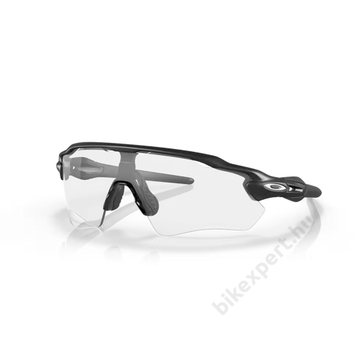 OAKLEY Radar EV Path Clear To Black Iridium Photochromic Lenses, Steel Frame