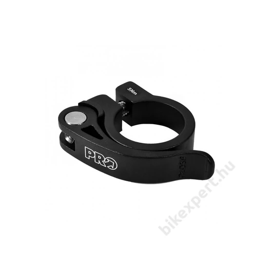 PRO Nyeregcső Bilincs Gyorszáras 31,8 mm Fekete