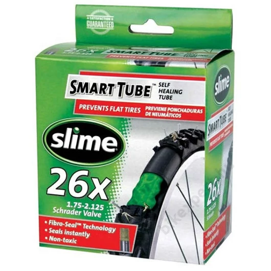 SLIME defekt mentes gumi belső (26x1,75 - 2,125&quot;) Szingó/Presta Szelephez 