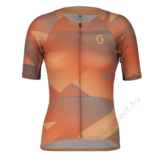 SCOTT RC Premium Climber Short-Sleeve Women's Shirt Rose Beige/Braze Orange Mez Méret: S