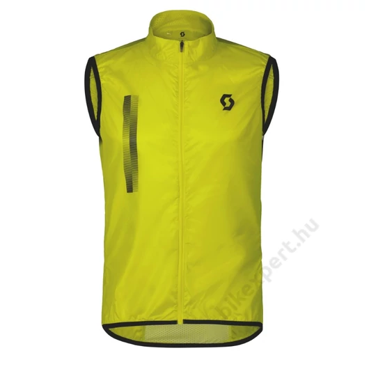 SCOTT RC Team WB Men's Vest Szélmellény Sulphur Yellow/Black Méret: XL