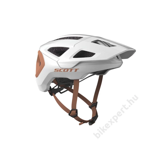 SCOTT Tago Plus (CE) Helmet MIPS Sisak Fehér/Rózsa Bézs Méret: M (55-59cm)
