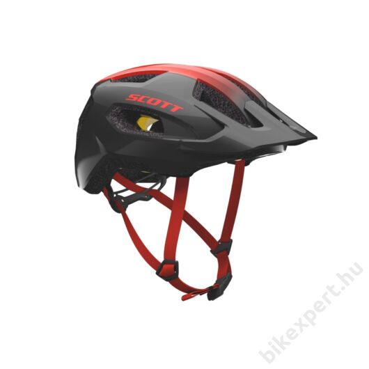 SCOTT Supra Plus (CE) Helmet MIPS Sisak Sötét Szürke/Piros Méret: S/M