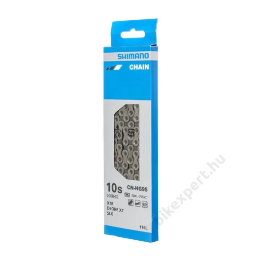 SHIMANO LÁNC CNHG95 10-ES 116 SZEMES HG-X SIL-TEC
