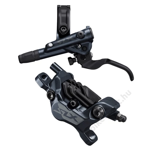 SHIMANO SLX M7120 Első Tárcsafék Szett 4 Dugattyús Féknyereggel 1000mm Fékcső