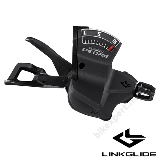SHIMANO Deore SL-M5130-R Jobb Váltó Kar 10 Sebességes Rapidfire Plus Bilincses LinkGlide