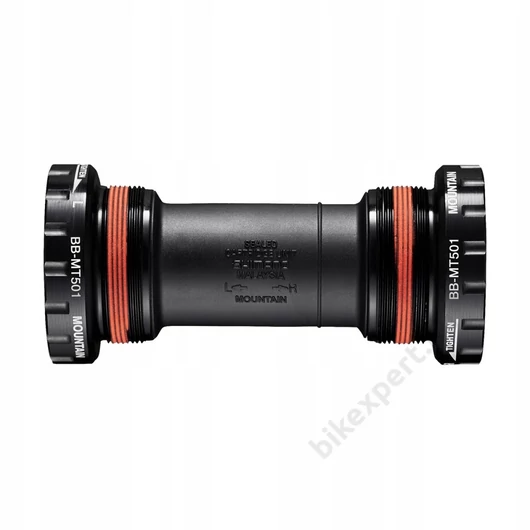 SHIMANO Monoblok BB-MT501 68/73mm Menetes Középcsapágy Integrált Tengelyes Hajtóművekhez Fekete