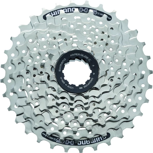 SHIMANO CSHG41-8 Fogaskoszorú 8 Sebességes 11-30t Ezüst