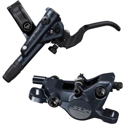 SHIMANO SLX M7100 Első Tárcsafék Szett 2 Dugattyús Féknyereggel 1000mm Fékcső