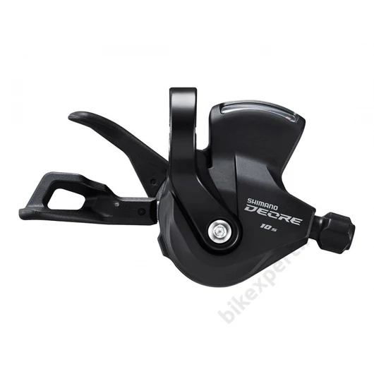 Váltókar Jobb Deore 10-es Rapidfire Fekete+Bowden és Bowdenház Shimano