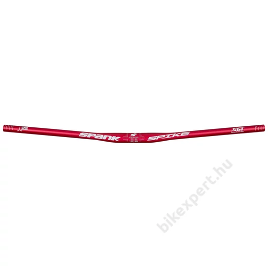 Kormány Spank  SPIKE 800 RACE BAR, 5R Piros 800mm szélesség, 5mm emelés