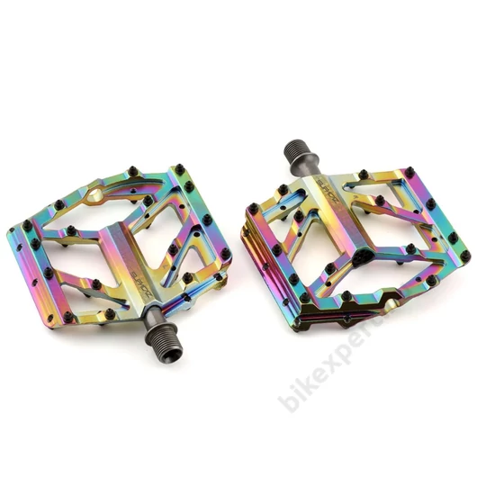 SUPACAZ Orbitron CNC Alu Platform Pedál Oil Slick (Specialized)