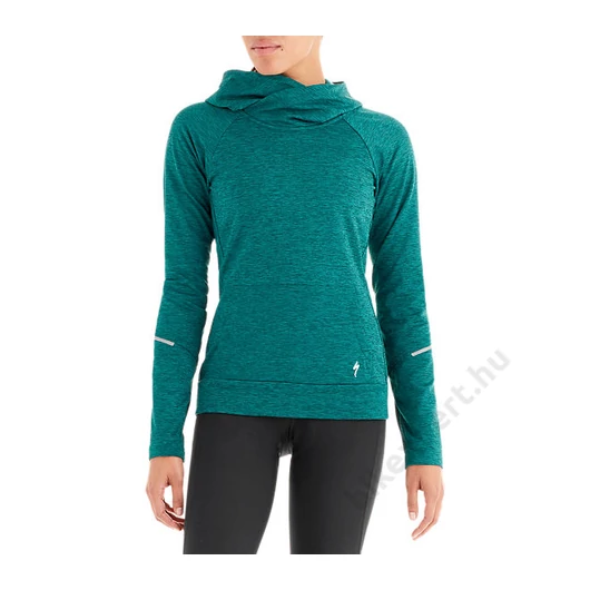 SPECIALIZED Shasta Hoodie Női Kapucnis Felső Black Teal Heather Méret: XS