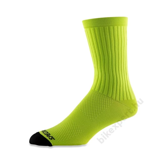SPECIALIZED Hydrogen Aero Tall Socks Zokni Hyper Green Méret: XL (46+)