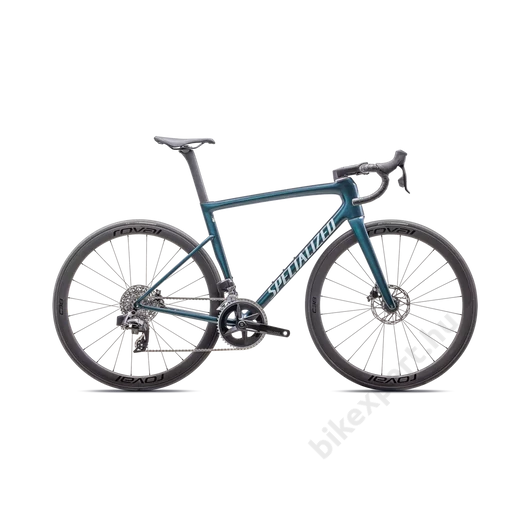 Specialized Tarmac SL8 Expert szín: Gloss Deep Lake Metallic / Green Pearl Over Seafoam méret: 54