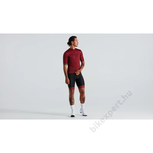 Specialized Men's RBX Logo Short Sleeve Jersey Szín: Maroon Méret: L