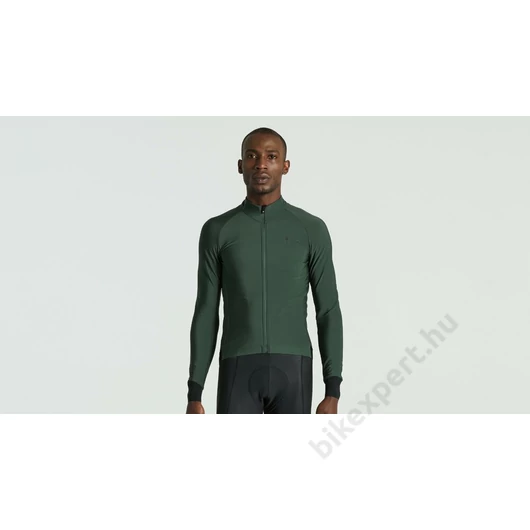 SPECIALIZED Men's SL Expert Long Sleeve Thermal Jersey Forest Green Méret: M